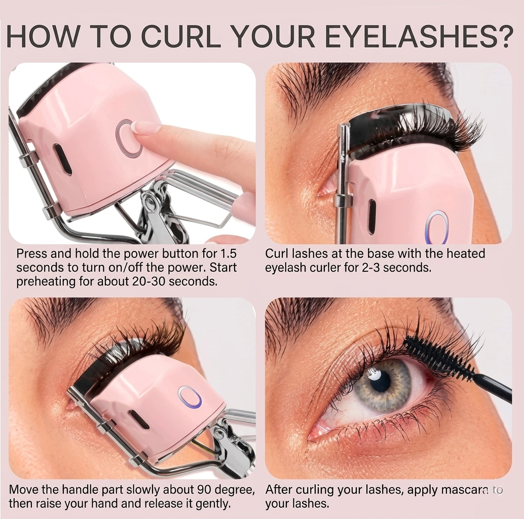 Heated Electric Eyelash Curler
