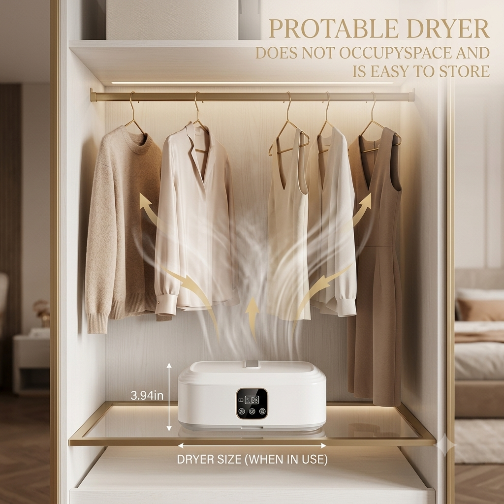 AM-400 Folding Electric Clothes Dryer