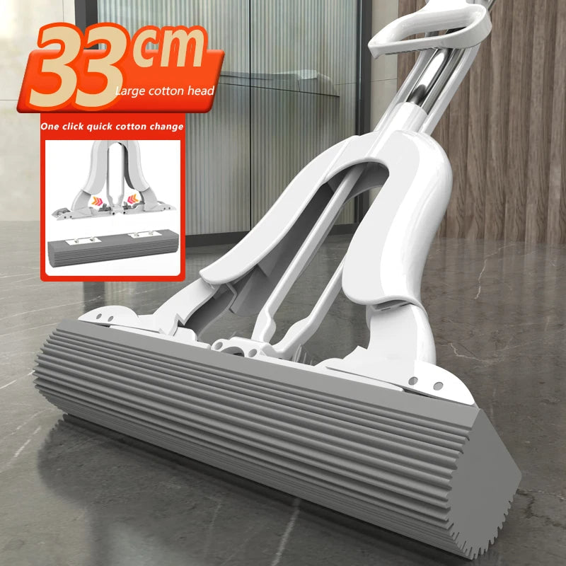 Hand-Washable Self-Wringing Mop