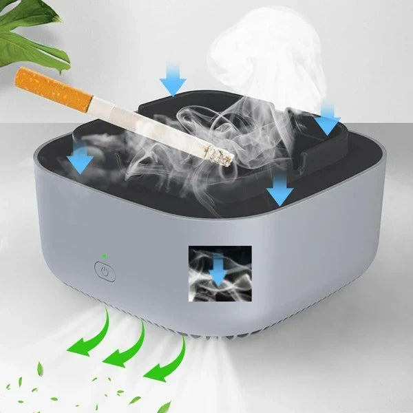 Smart Electric Air Purifier Ashtray – Smokeless & Odor Filter