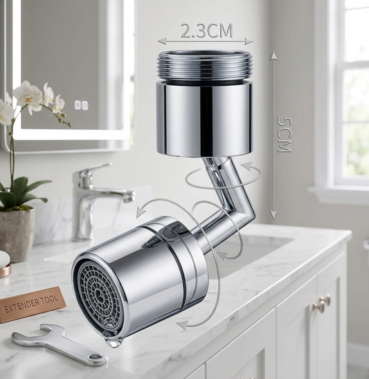 Universal 720° Rotating Faucet Extender