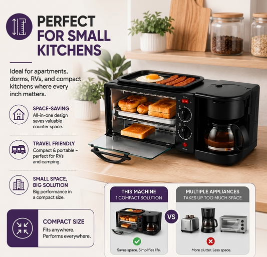 3-in-1 Multifunctional Breakfast Station