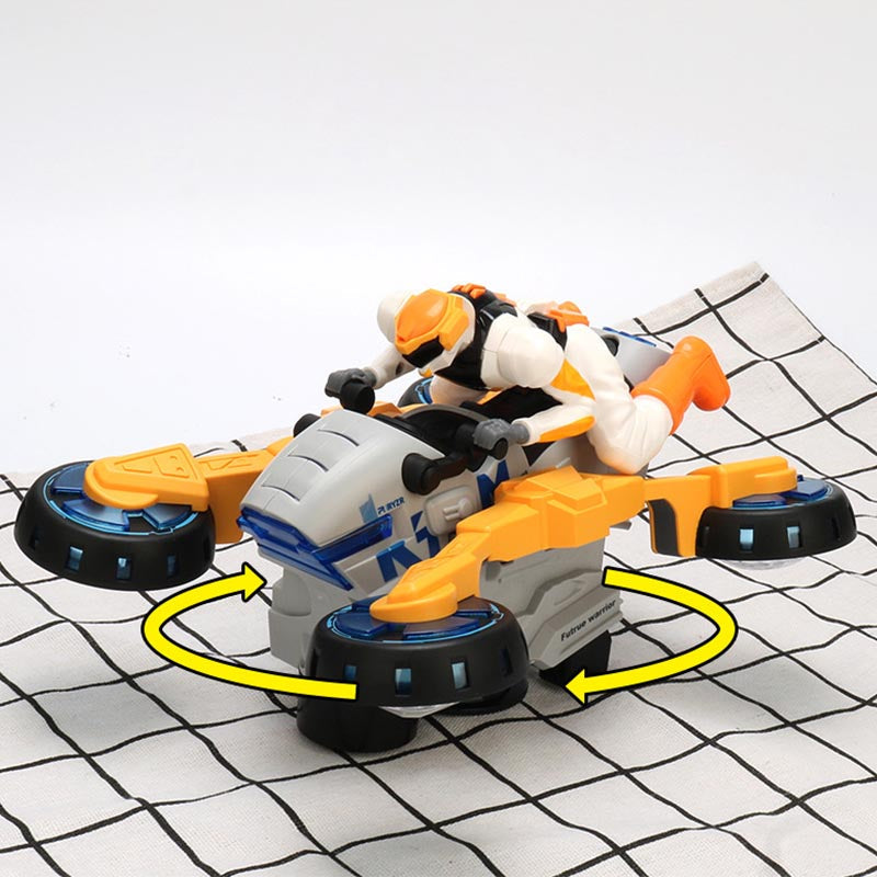 360° Rotating Stunt Motorcycle Toy