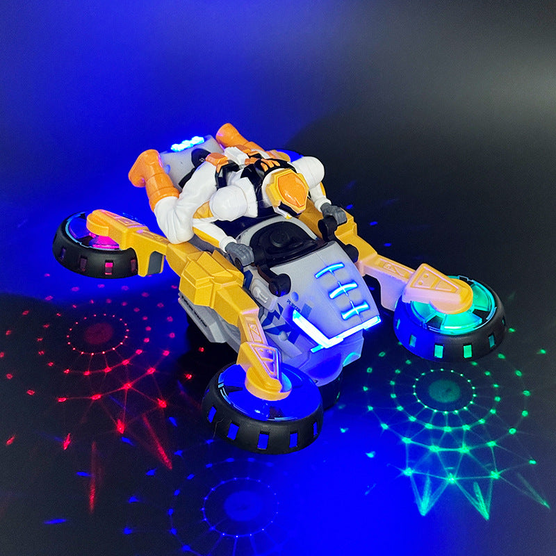 360° Rotating Stunt Motorcycle Toy