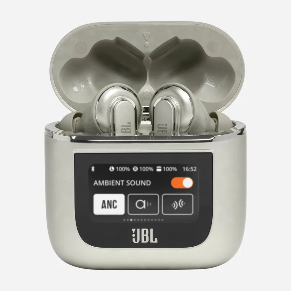 True Wireless Earbuds with Smart Touchscreen Case
