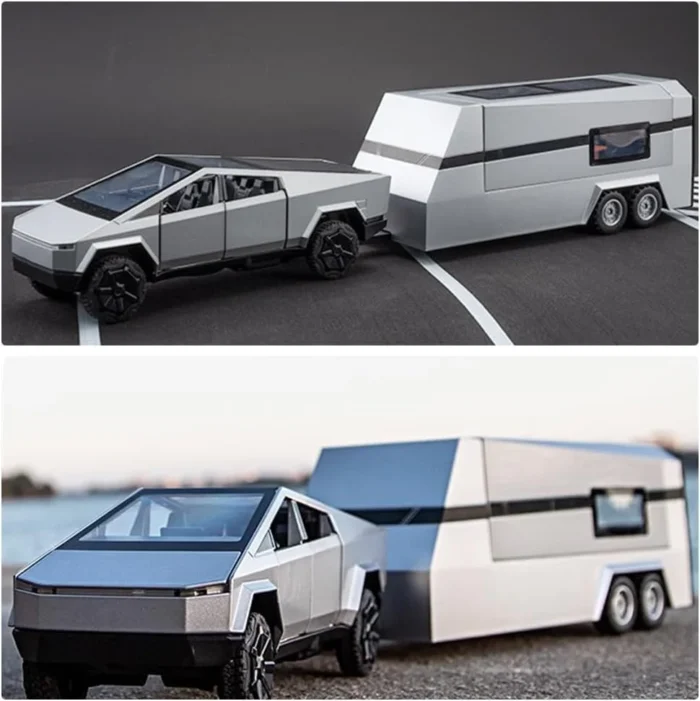 Cyber Pickup Trailer RV Model Kit