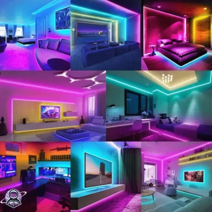 "Upgrade your home decor with the RGB LED Strip Light with Remote Controller Set! Featuring 20+ lighting modes, adjustable brightness, and easy remote control, this energy-efficient LED strip is perfect for bedrooms, living rooms, or parties in the UAE. Customizable, easy to install, and long-lasting – create the perfect ambiance for any occasion. Shop now!"